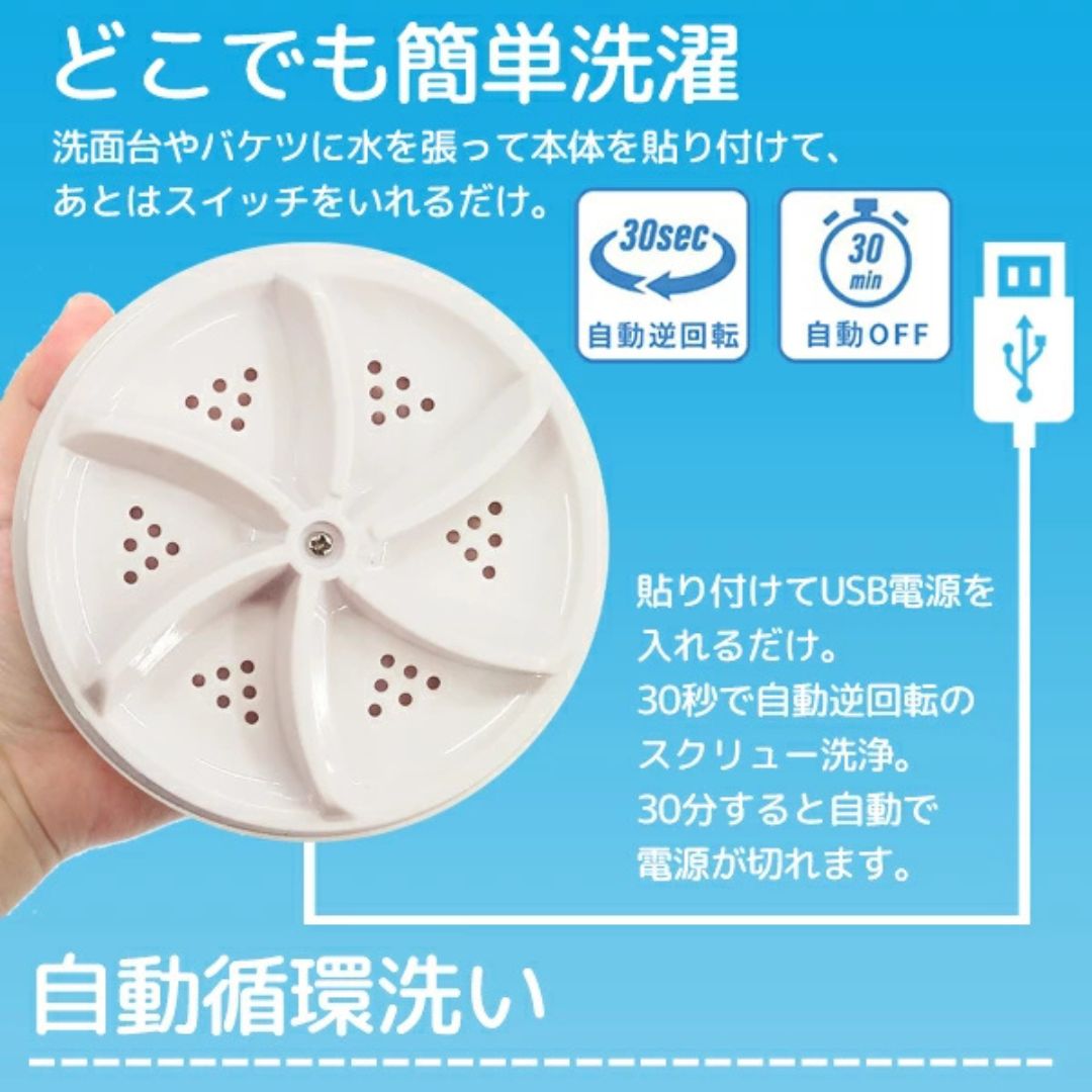 ミニマル洗浄くん™ – 日本で売上No.1のミニ洗濯機！